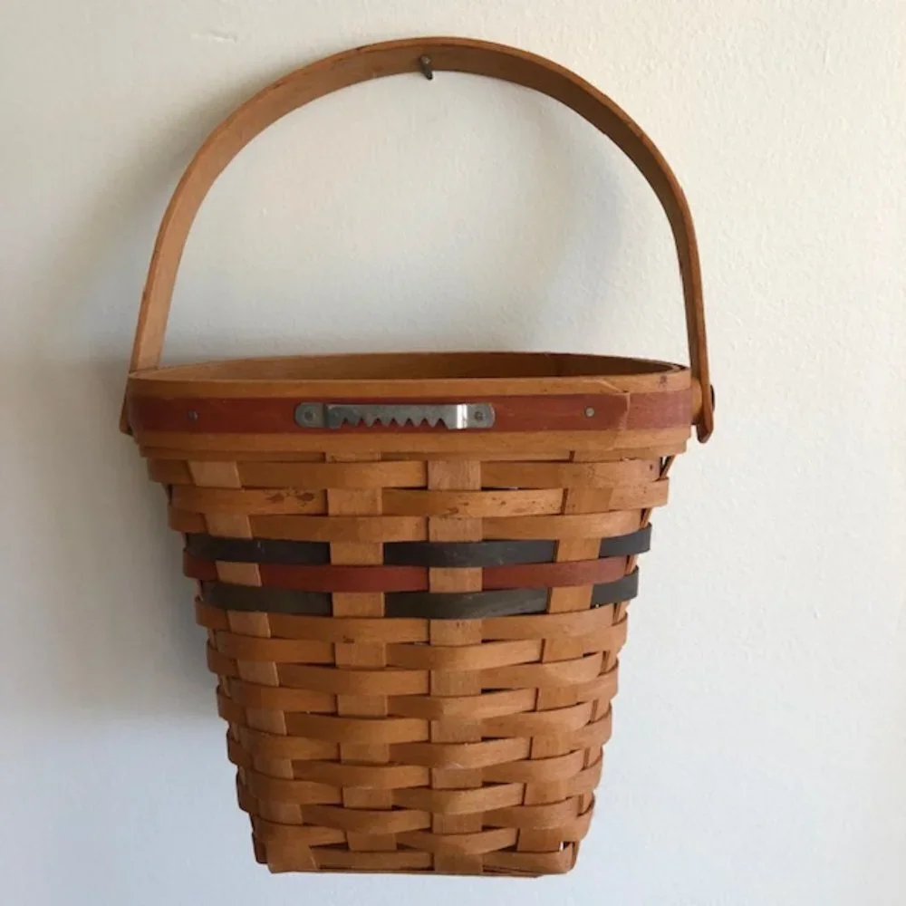 LONGABERGER Shades of Autumn Harvest Basket, Liner & Protector
